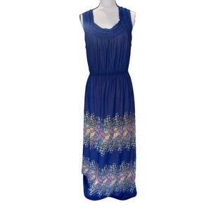 Chelsea and Violet Floral Sleeveless Maxi Dress M